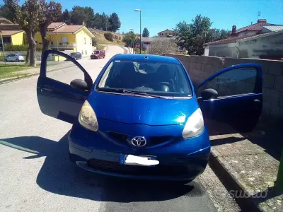 Brugt Toyota Aygo 68 HK (50 kW) 2008 Blå Hatchback