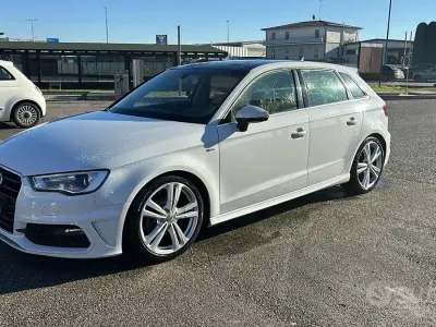 Begagnad Audi A3 S-Line 105 HK (77 kW) 2013 Vit Sedan