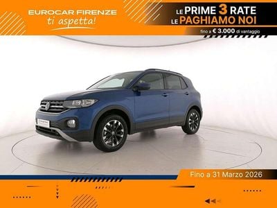 Usata VW T-Cross Style 95 CV (69 kW) 2022 Reef blue metallizzato SUV