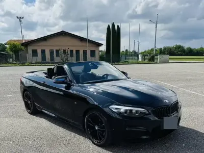 Usata BMW 218 M Sport 136 CV (100 kW) 2021 Nero Cabrio