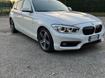 Usata BMW 118 Sport Line 150 CV (110 kW) 2017 Bianco Utilitaria