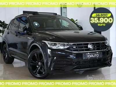 Usata VW Tiguan R-line 150 CV (110 kW) 2024 Nero SUV