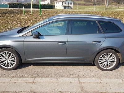 Usata Seat Leon ST Style 110 CV (80 kW) 2017 Grigio Station wagon