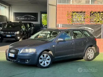 Usata Audi A3 Ambition 105 CV (77 kW) 2004 Grigio Utilitaria