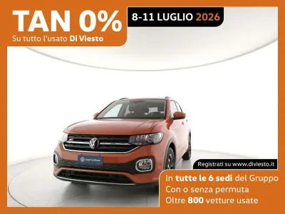 Usata VW T-Cross Sportline 110 CV (80 kW) 2023 Energetic orange metallizzato SUV