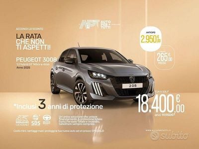 Usata Peugeot 208 Allure 110 CV (80 kW) 2025 Grigio Utilitaria