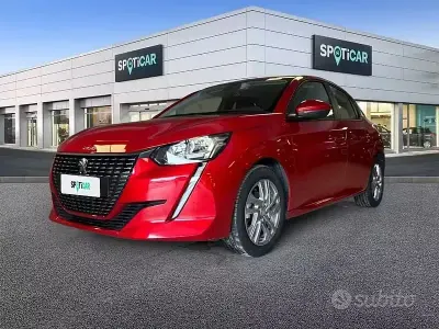 Usata Peugeot 208 Active 75 CV (55 kW) 2020 Rosso Utilitaria