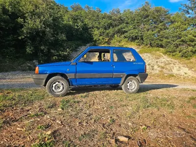 Usata Fiat Panda 4x4 Trekking 50 CV (36 kW) 1994 Blu Utilitaria