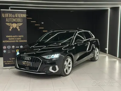 Usata Audi A3 Advanced Plus 150 CV (110 kW) 2022 Nero Berlina