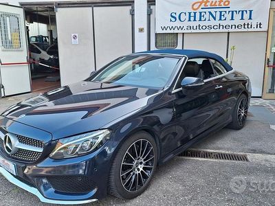 Usata Mercedes C220 Executive 169 CV (124 kW) 2018 Blu Cabrio