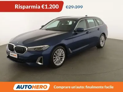 Usata BMW 520 201 CV (147 kW) 2021 Blu/azzurro Berlina