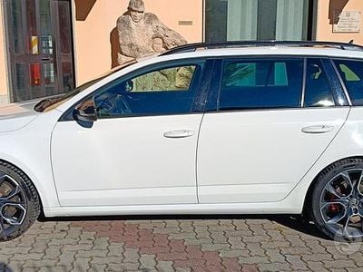 Usata Skoda Octavia vRS 184 CV (135 kW) 2018 Bianco Berlina