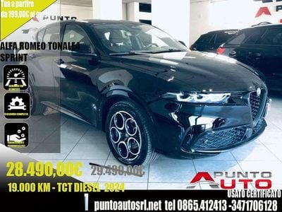 Usata Alfa Romeo Tonale Sprint 131 CV (96 kW) 2024 Nero SUV