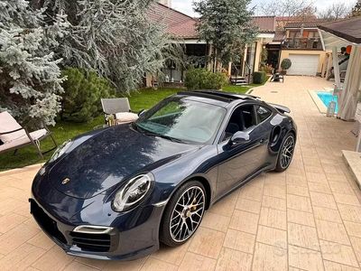 Usata Porsche 911 Turbo S Cabriolet 560 CV (411 kW) 2015 Blu Cabrio