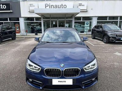 Usata BMW 114 Sport Line 95 CV (69 kW) 2019 Blu/azzurro Utilitaria