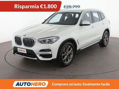 Usata BMW X3 xLine 190 CV (139 kW) 2021 Bianco SUV