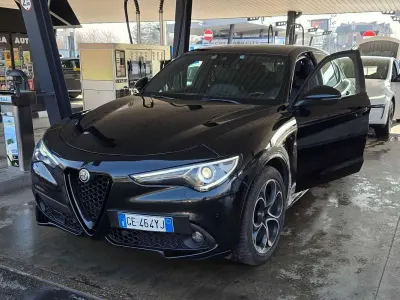Usata Alfa Romeo Stelvio Ti 209 CV (153 kW) 2021 Nero SUV