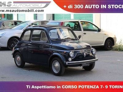 Usata Fiat 500 Lusso 18 CV (13 kW) 1969 Blu/azzurro Utilitaria