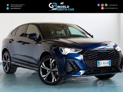 Usata Audi Q3 Sportback Black Edition 150 CV (110 kW) 2022 Blu SUV