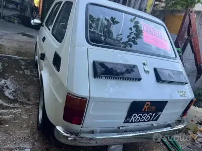 Usata Fiat 126 1970 Bianco Utilitaria