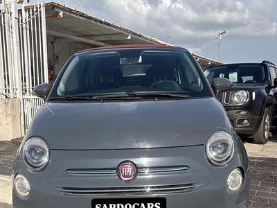 Usata Fiat 500C Lounge 69 CV (50 kW) 2018 Grigio Cabrio