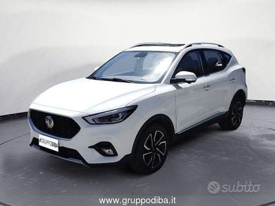 Usata MG ZS Luxury 111 CV (81 kW) 2022 Bianco Berlina