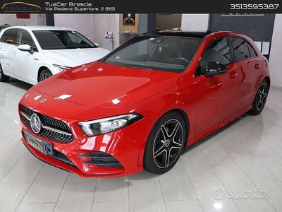 Usata Mercedes A180 AMG Line Premium 116 CV (85 kW) 2018 Rosso Berlina