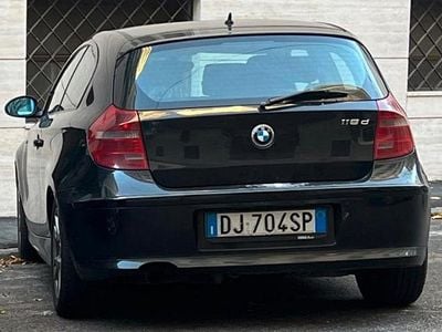 Usata BMW 118 2007 Nero Utilitaria