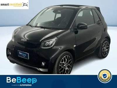 Usata Smart ForTwo Electric Drive Prime 60 kW (82 CV) 2023 Nero metallizzato Cabrio