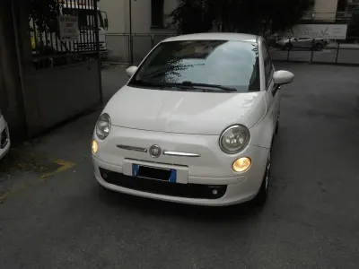 Usata Fiat 500 Sport 69 CV (50 kW) 2009 Bianco Cabrio