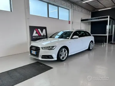 Usata Audi A6 S-Line 190 CV (139 kW) 2018 Bianco Station wagon
