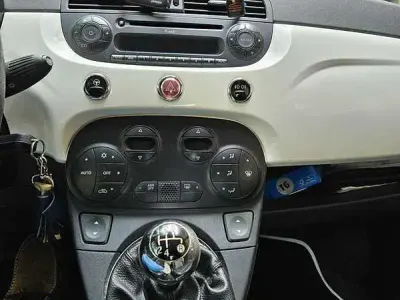 Usata Fiat 500 Pop 69 CV (50 kW) 2009 Bianco Cabrio