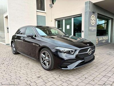 Usata Mercedes A180 AMG line 150 CV (110 kW) 2024 Nero Berlina