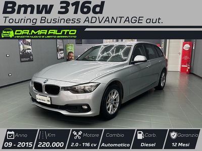 Usata BMW 316 Advantage 115 CV (84 kW) 2015 Grigio Station wagon