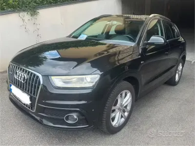 Usata Audi Q3 S-Line 177 CV (130 kW) 2014 Nero SUV
