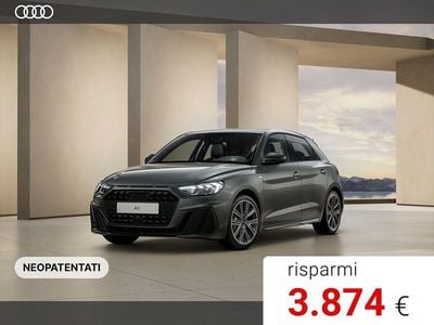 Nuova Audi A1 Sportback S-Line 116 CV (85 kW) 2026 Grigio chronos metallizzato Utilitaria