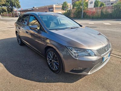 Usata Seat Leon ST Business 105 CV (77 kW) 2014 Grigio Station wagon