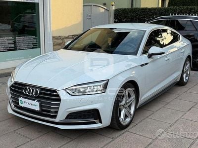 Usata Audi A5 Sport 190 CV (139 kW) 2017 Bianco Coupé