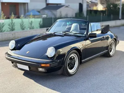 Usata Porsche 911 231 CV (169 kW) 1988 Nero Cabrio