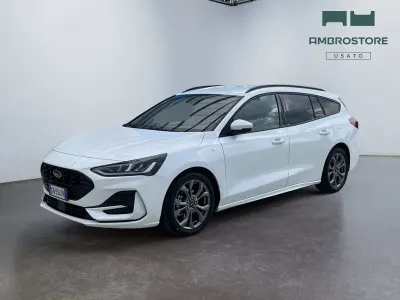 Usata Ford Focus ST-Line 125 CV (91 kW) 2023 Frozen white Station wagon