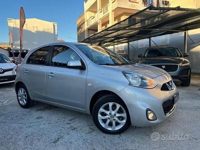 Usata Nissan Micra Acenta 98 CV (72 kW) 2015 Grigio Berlina