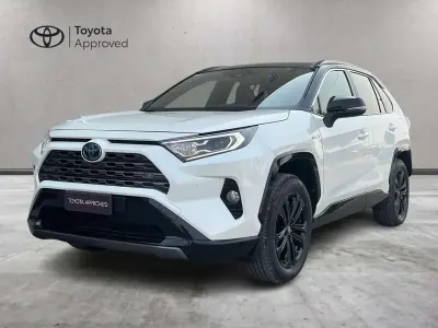Usata Toyota RAV4 Hybrid Style 218 CV (160 kW) 2019 Bianco SUV