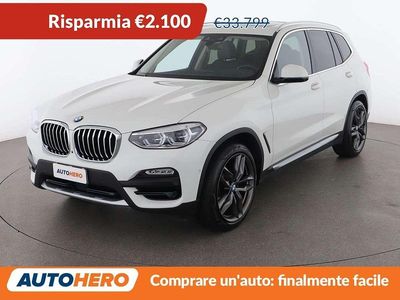 Usata BMW X3 xLine 190 CV (139 kW) 2019 Bianco SUV