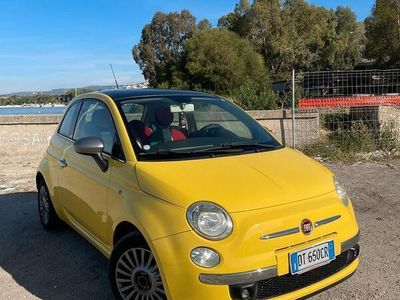 Usata Fiat 500 75 CV (55 kW) 2009 Giallo Utilitaria