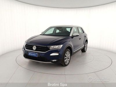 Usata VW T-Roc Style 150 CV (110 kW) 2020 Blu SUV