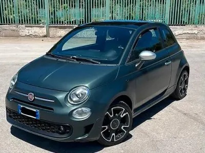 Usata Fiat 500C 69 CV (50 kW) 2020 Verde Cabrio