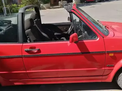 Usata VW Golf Cabriolet 111 CV (81 kW) 1993 Rosso Cabrio