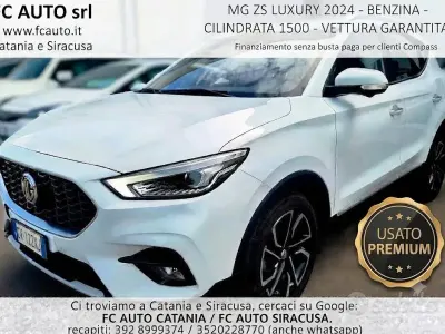Usata MG ZS Luxury 106 CV (77 kW) 2024 Bianco SUV
