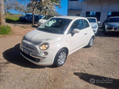 Usata Fiat 500 75 CV (55 kW) 2009 Bianco Cabrio