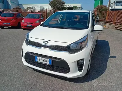 Usata Kia Picanto 65 CV (47 kW) 2018 Bianco Utilitaria
